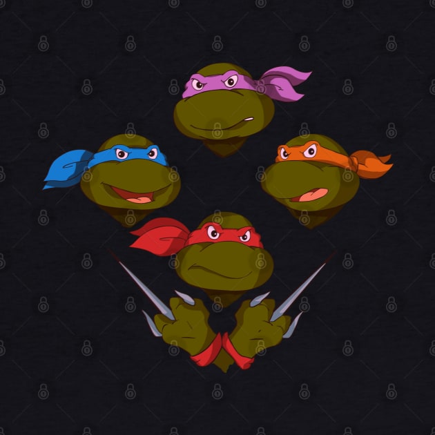 It's not a rock band, it's The Ninja Turtles. by DaveLeonardo